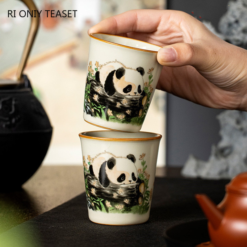 Korean Tea Set - 1 Adet Çin Geleneksel Ru Fırını