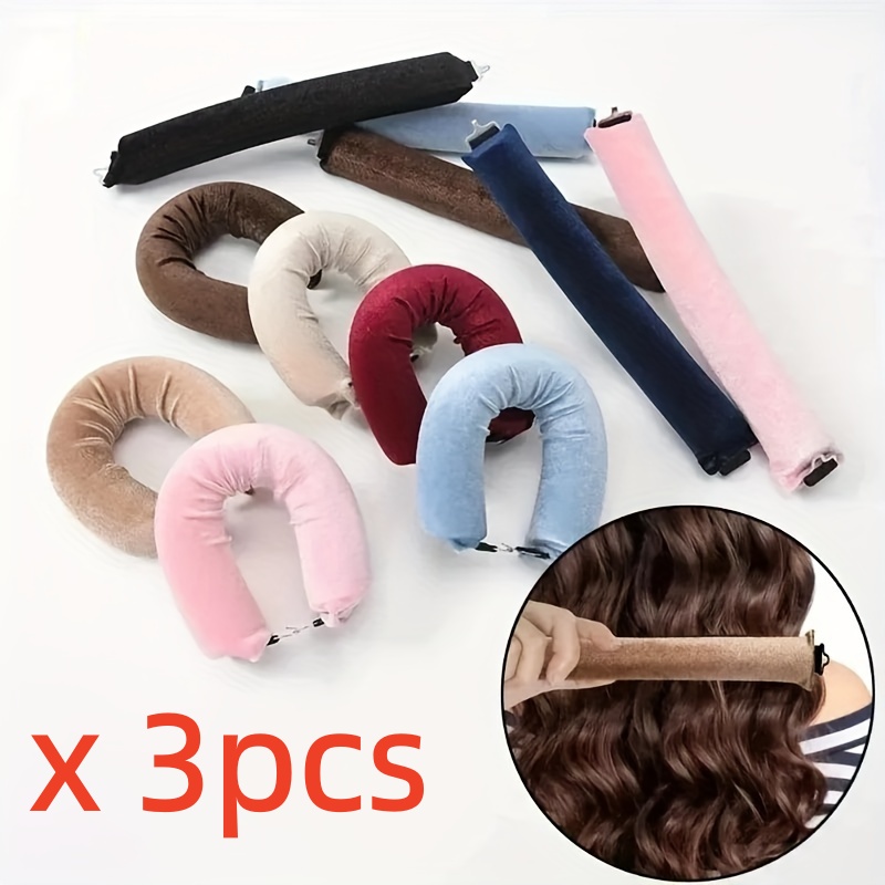 Sleeping Pack Overnight - 3'lü Paket Isısız Saç Bigudisi, Isısız
