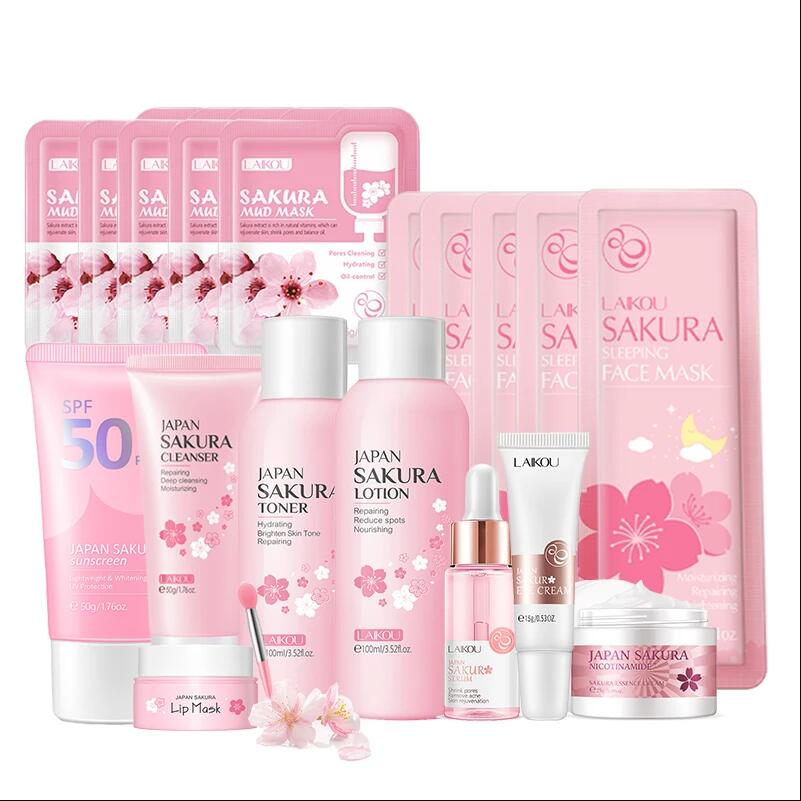 Korean Skincare Routine - Japonya Sakura Yüz Temizleyici Kore Yüz