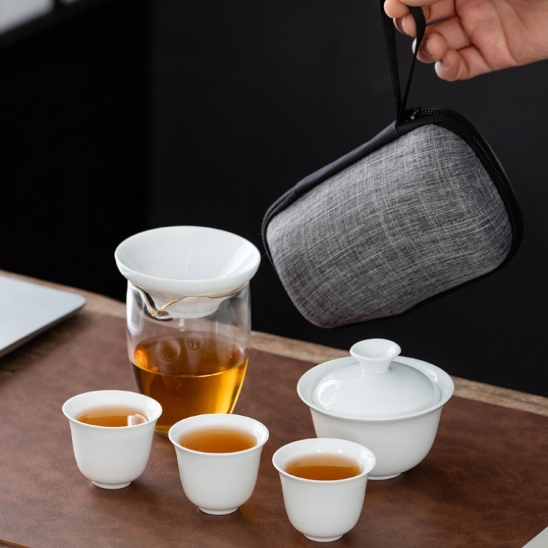 Taşınabilir Çin Kung Fu Çay Se - Korean Tea Set incelemesi ve fiyatı