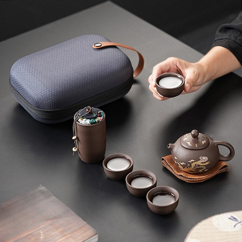 Mor Kil Seyahat Çay Seti, Bir  - Korean Tea Set incelemesi ve fiyatı