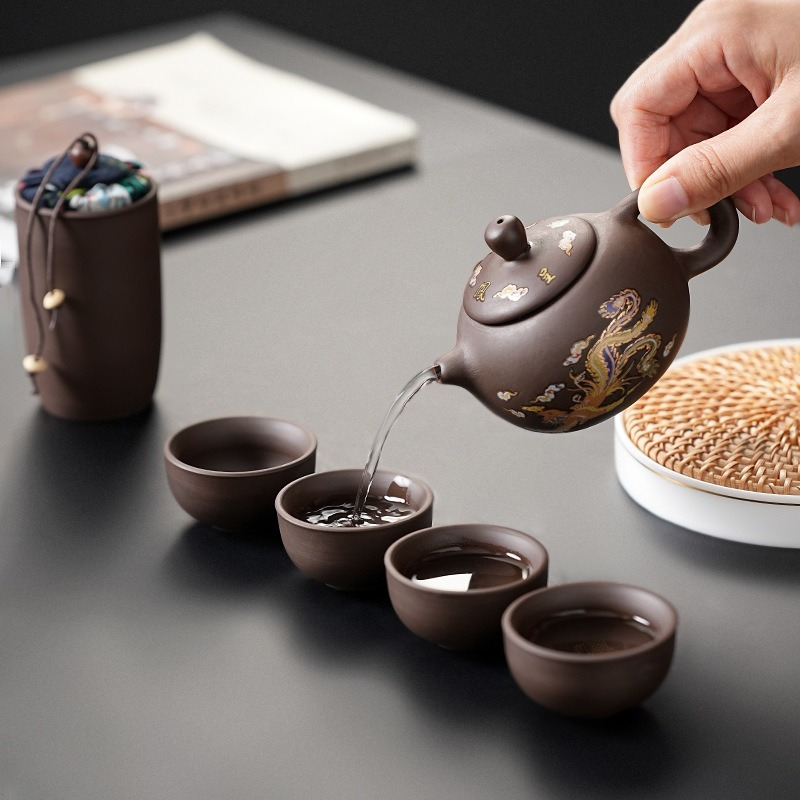 Mor Kil Seyahat Çay Seti, Bir  - Korean Tea Set incelemesi ve fiyatı