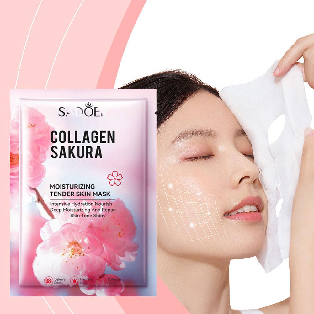 5 Adet Kolajen Sakura Yüz Mask - Sheet Mask Collagen incelemesi ve fiyatı
