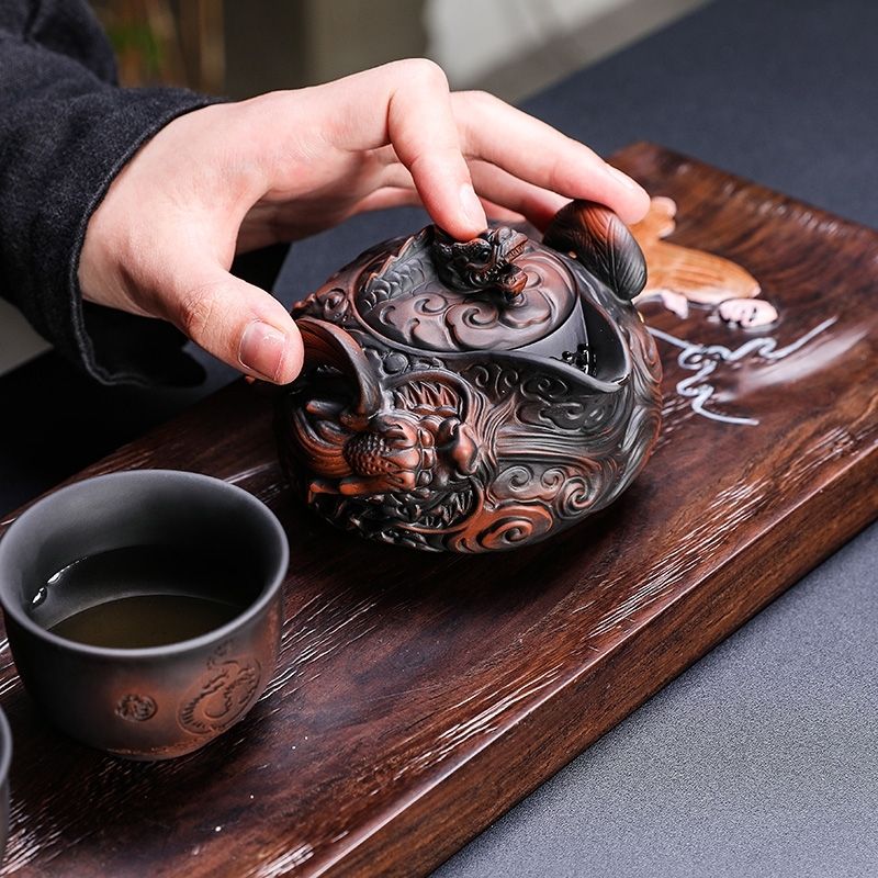 Çin mor çömlek el yapımı kazık - Korean Tea Set incelemesi ve fiyatı