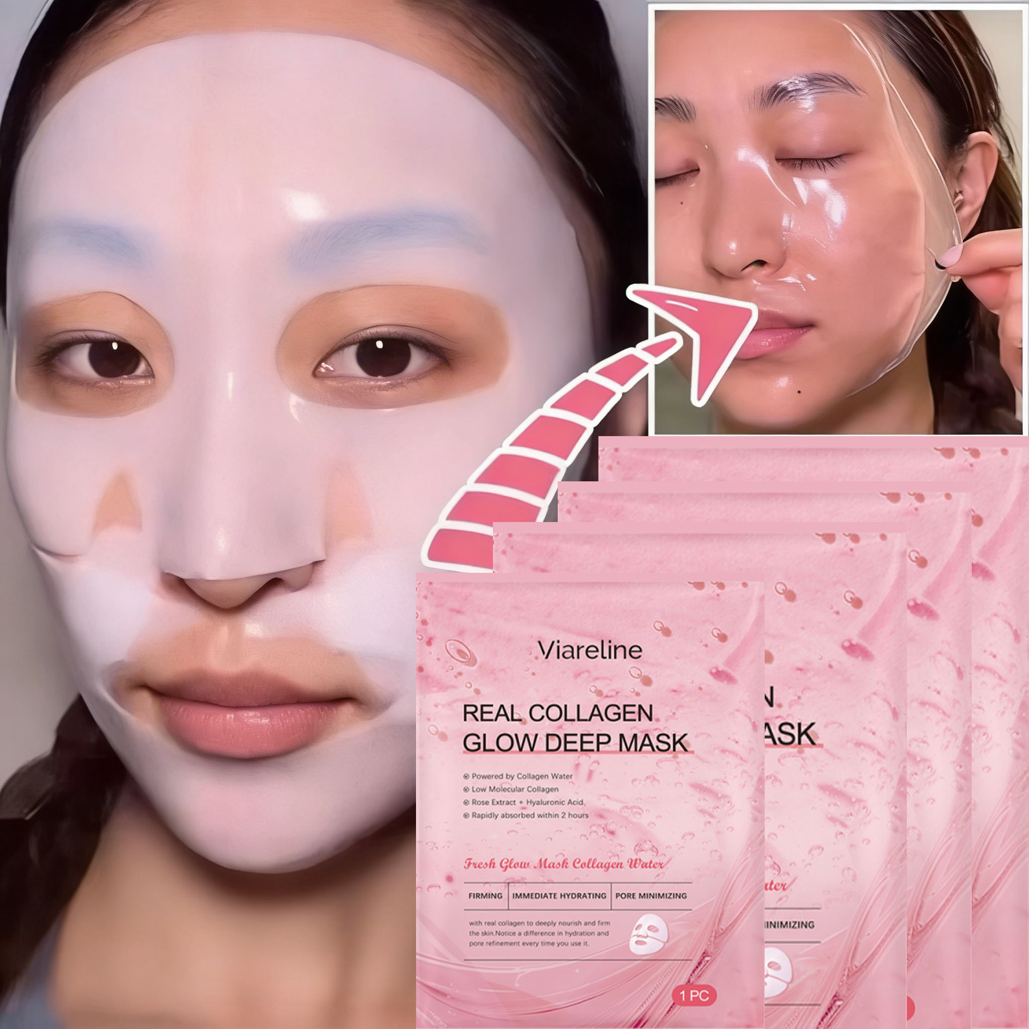 Gece Boyu Kolajen Maskesi Somo - Sheet Mask Collagen incelemesi ve fiyatı
