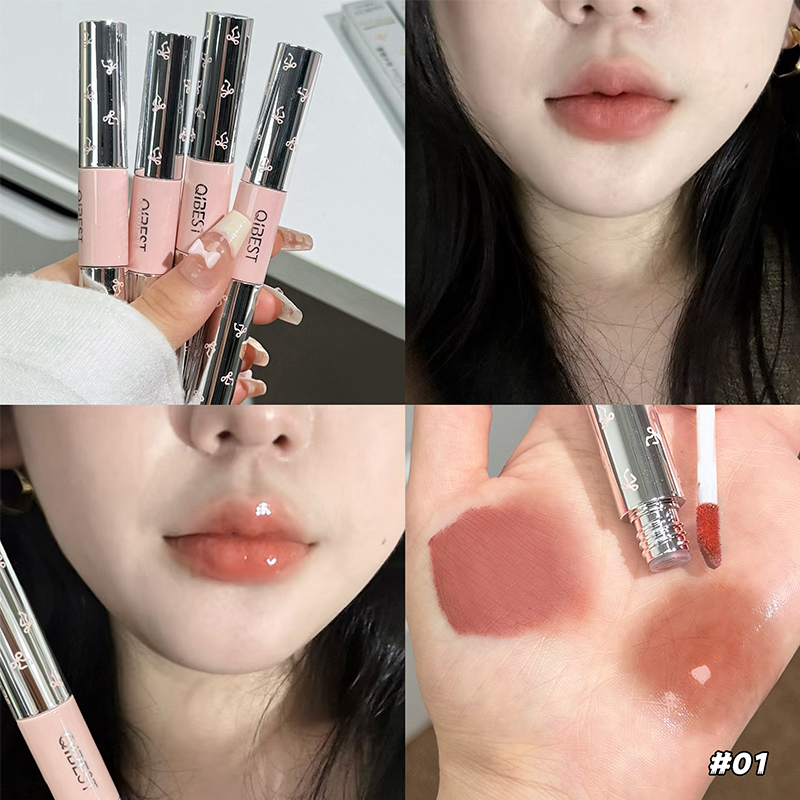 QIBEST Çift Başlı Dudak Parlat - Lip Tint Korean incelemesi ve fiyatı