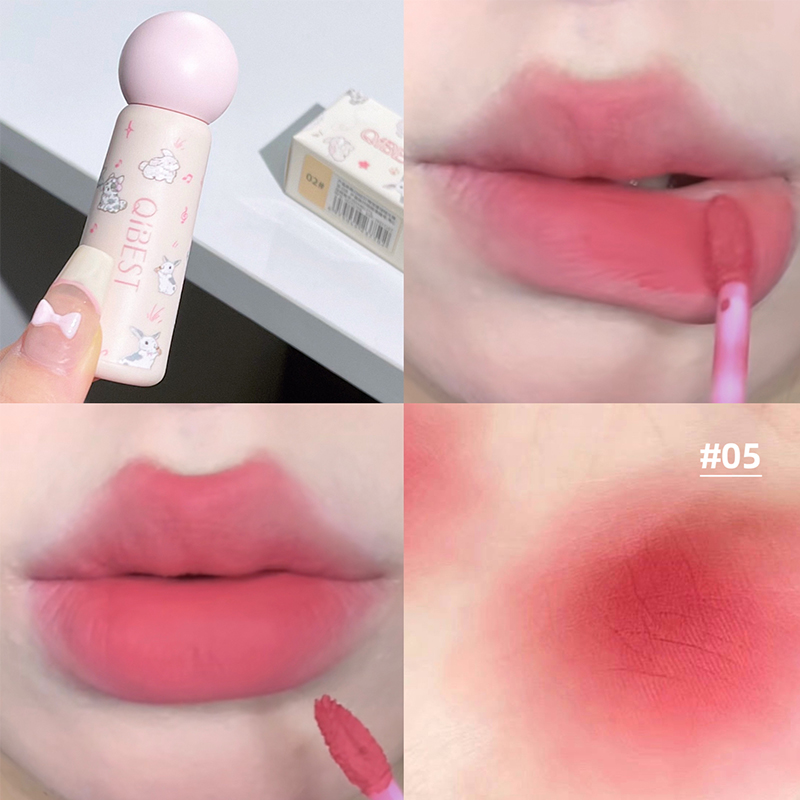 QIBEST Sevimli Kadife Mat Duda - Lip Tint Korean incelemesi ve fiyatı