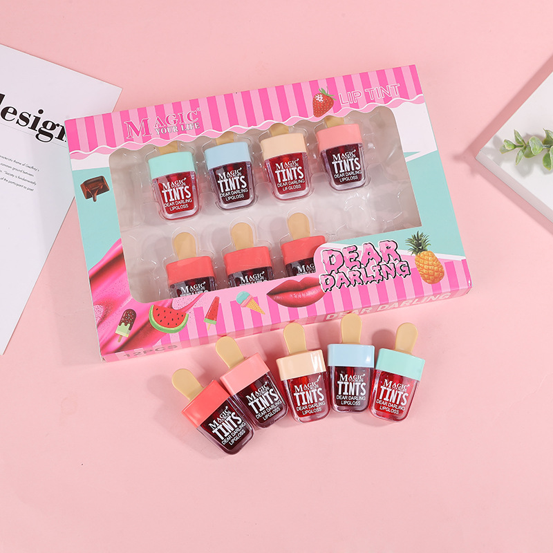 12 adet kore meyve dudak tonu  - Lip Tint Korean incelemesi ve fiyatı