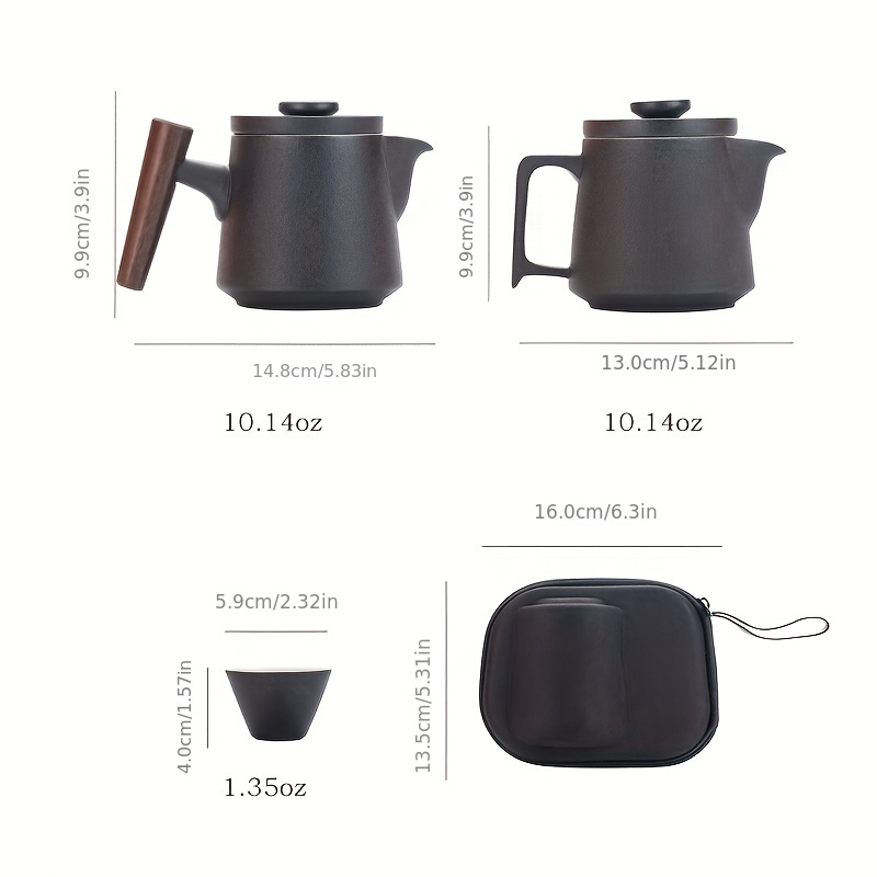 Zarif Seramik Üç Parçalı Seyah - Korean Tea Set incelemesi ve fiyatı